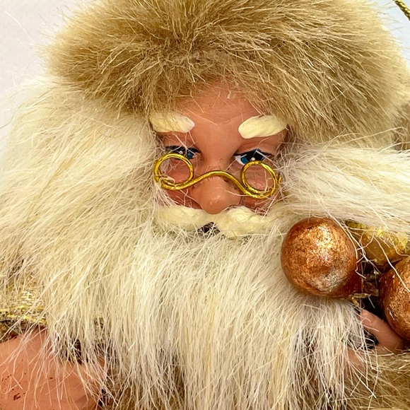 Natural Tone Santa Claus Christmas Tree Ornaments 4 - Picture 5 of 16